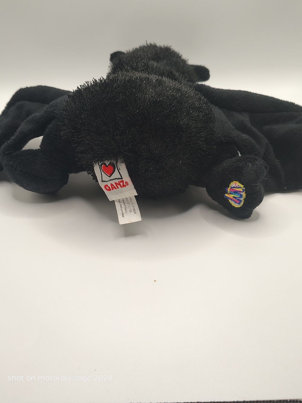 Ganz Webkinz Black Bat Plush (Style HM367) - Picture 4 of 7